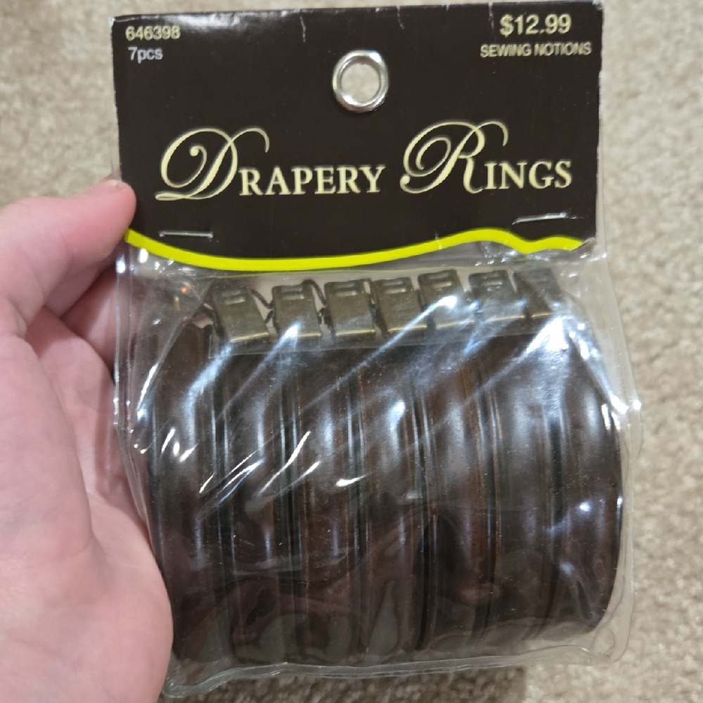 Hobby Lobby Brown Drapery Rings